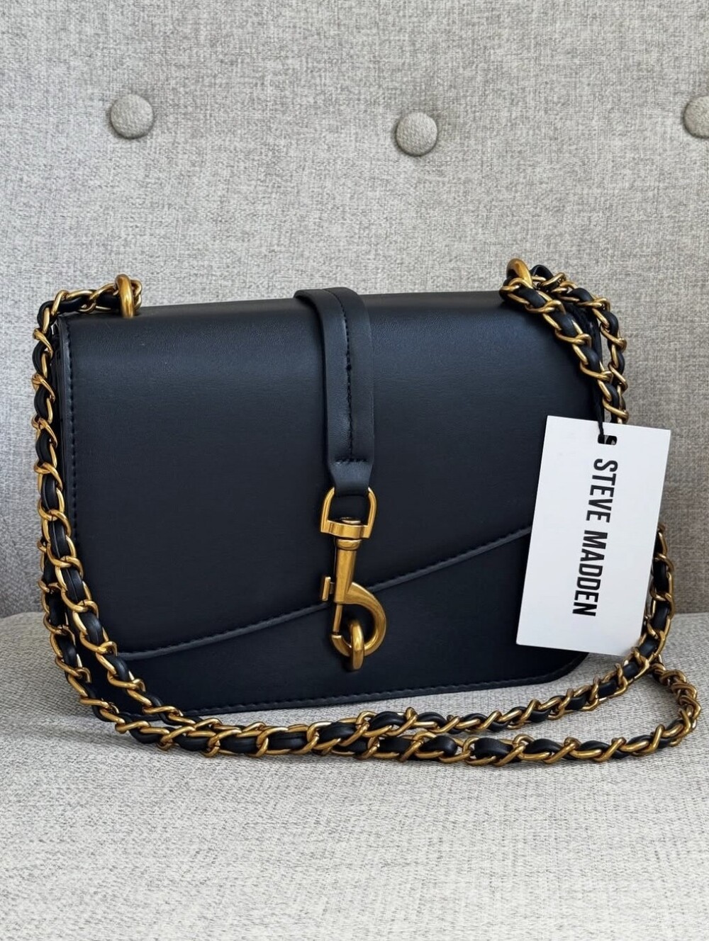 Steve Madden Kiss Lock Shoulder Handbag